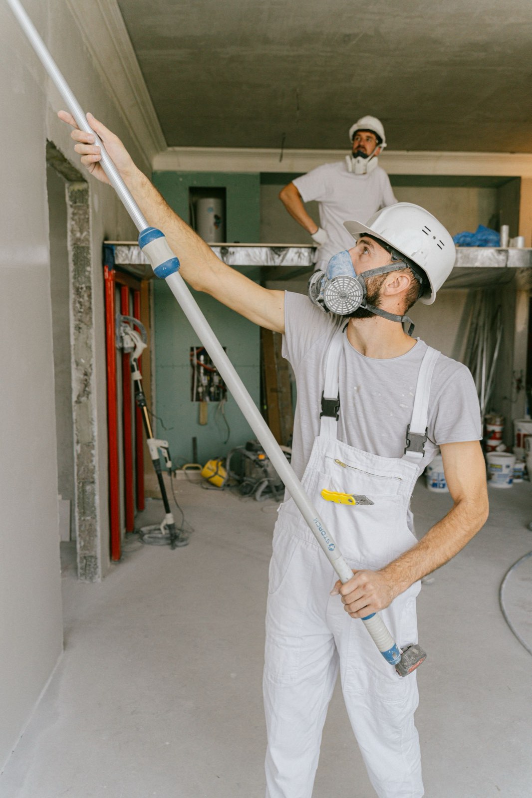AKL Construction crew working on a residential interior renovation